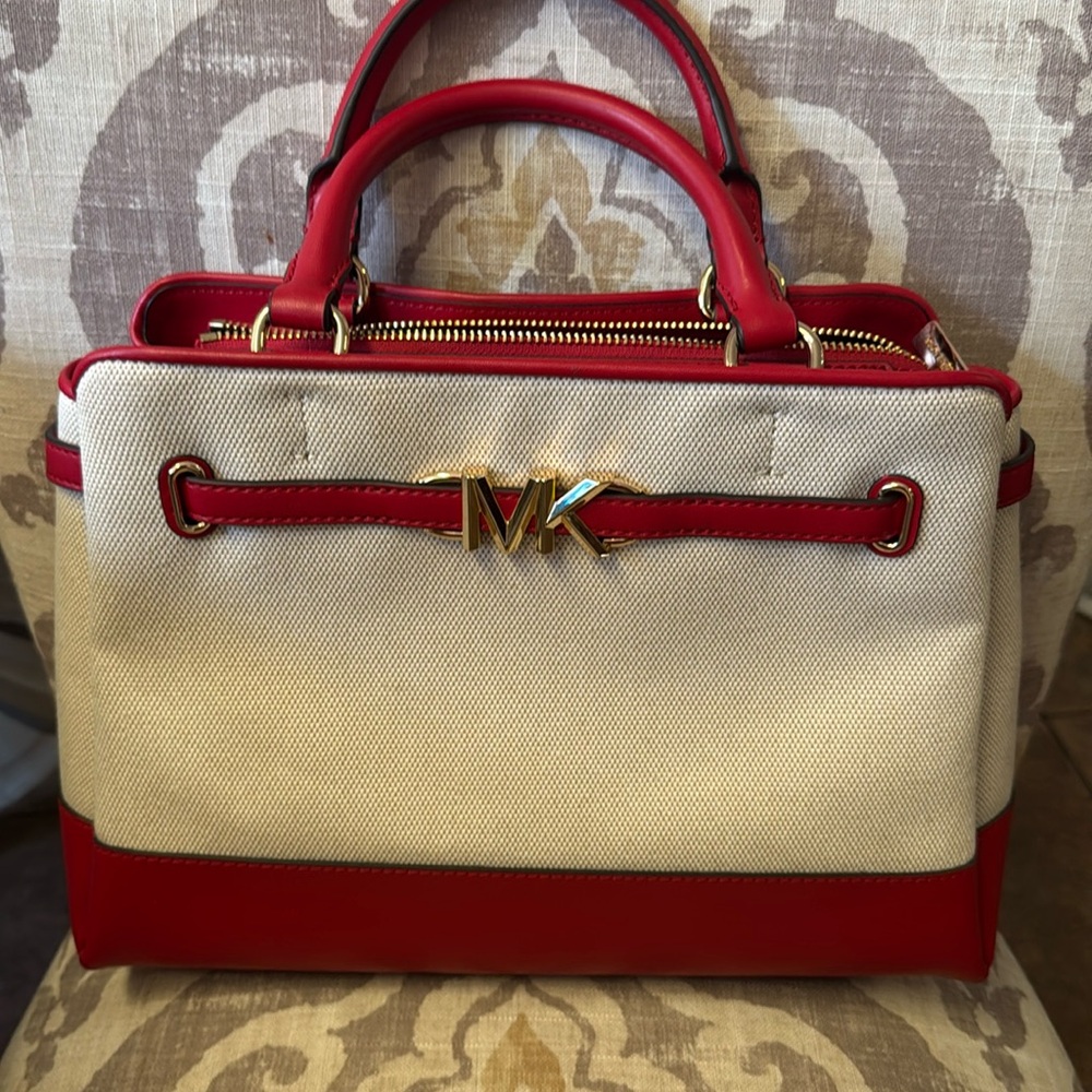 Michael Kors Reed belted satchel large